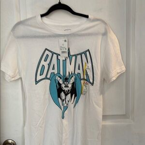 Batman Graphic T-Shirt in White and Blue